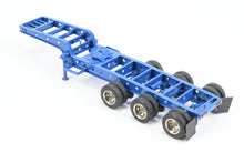 Load image into Gallery viewer, HO Brass CON OMI - Overland Models, Inc. Nelson Miller Transfer 9-axle Heavy Haul Trailer FP Blue RARE 1 of 1 Pilot Model – Never Produced!