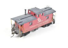 Load image into Gallery viewer, HO Brass OMI - Overland Models, Inc. C&O - Chesapeake & Ohio Steel Caboose #90200-90299 Series CP & Weathered No. 90258