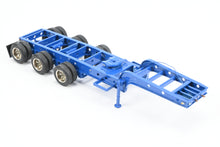 Load image into Gallery viewer, HO Brass CON OMI - Overland Models, Inc. Nelson Miller Transfer 9-axle Heavy Haul Trailer FP Blue RARE 1 of 1 Pilot Model – Never Produced!
