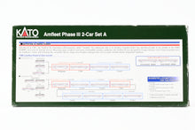 Load image into Gallery viewer, N Kato 106-6291 Amtrak Amfleet Phase III 2-Car Set A Coaches Nos. 25056 and 25023