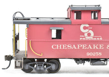 Load image into Gallery viewer, HO Brass OMI - Overland Models, Inc. C&O - Chesapeake & Ohio Steel Caboose #90200-90299 Series CP & Weathered No. 90258