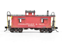 Load image into Gallery viewer, HO Brass OMI - Overland Models, Inc. Meadow River Lumber Company Wood Caboose No. 3 (Ex. C&O) done as Chesapeake & Ohio No. 90664 CP & Weathered