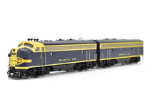 Load image into Gallery viewer, N Brass Key Imports AT&SF - Santa Fe EMD F-7 A/B Set FP Blue and Yellow
