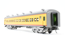 Load image into Gallery viewer, O Brass Sunset Models Third Rail UP - Union Pacific 72’ Harriman Coach FP Yellow/Gray No. 1052