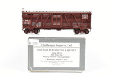 Load image into Gallery viewer, HO Brass CIL - Challenger Imports CB&Q - Burlington Route Class SM-16 36' Stock Car FP No. 59287