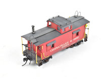 Load image into Gallery viewer, HO Brass OMI - Overland Models, Inc. Meadow River Lumber Company Wood Caboose No. 3 (Ex. C&O) done as Chesapeake & Ohio No. 90664 CP & Weathered