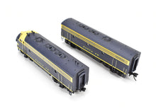 Load image into Gallery viewer, N Brass Key Imports AT&SF - Santa Fe EMD F-7 A/B Set FP Blue and Yellow