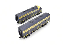 Load image into Gallery viewer, N Brass Key Imports AT&SF - Santa Fe EMD F-7 A/B Set FP Blue and Yellow