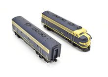Load image into Gallery viewer, N Brass Key Imports AT&SF - Santa Fe EMD F-7 A/B Set FP Blue and Yellow