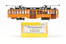 Load image into Gallery viewer, HO Brass Fairfield Models Pittsburgh Jones Trolley Car Double ended Custom Painted #4398