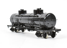 Load image into Gallery viewer, HO Brass OMI - Overland Models, Inc. Various Roads ACF Double Dome 8,000 Gallon Tank Car Painted Black, Unlettered