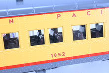 Load image into Gallery viewer, O Brass Sunset Models Third Rail UP - Union Pacific 72’ Harriman Coach FP Yellow/Gray No. 1052