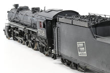 Load image into Gallery viewer, O Brass Sunset Models GTW - Grand Trunk Western USRA Light 2-8-2 Mikado Custom Detailed, Painted and Weathered No. 3708 w/PFM Sound