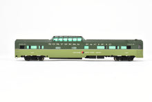 Load image into Gallery viewer, HO Brass Oriental Limited NP - Northern Pacific North Coast Limited Dome Coach #550 Custom Painted CB&Q No. 557 WRONG BOX