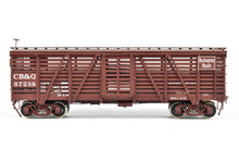 Load image into Gallery viewer, HO Brass CIL - Challenger Imports CB&Q - Burlington Route Class SM-16 36' Stock Car FP No. 57238