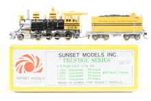 Load image into Gallery viewer, HOn3 Brass Sunset Models D&RGW - Denver & Rio Grande Western C-16 2-8-0 No. 268 “Bumblebee” Factory Painted Black & Yellow