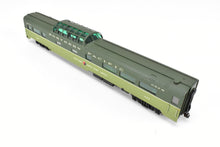 Load image into Gallery viewer, HO Brass Oriental Limited NP - Northern Pacific North Coast Limited Dome Coach #550 Custom Painted CB&Q No. 557 WRONG BOX