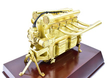 Load image into Gallery viewer, 1/5 Scale Brass CON Vintage Power Offenhauser Engine No Original Box