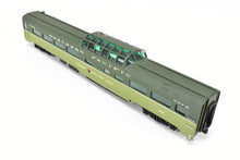Load image into Gallery viewer, HO Brass Oriental Limited NP - Northern Pacific North Coast Limited Dome Coach #550 Custom Painted CB&Q No. 557 WRONG BOX