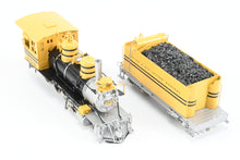 Load image into Gallery viewer, HOn3 Brass Sunset Models D&RGW - Denver & Rio Grande Western C-16 2-8-0 No. 268 “Bumblebee” Factory Painted Black & Yellow