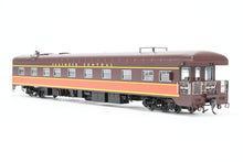 Load image into Gallery viewer, HO NEW Brass NBL - North Bank Line IC - Illinois Central Business Car #1 As-Built Chocolate & Orange