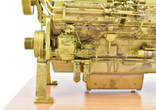Load image into Gallery viewer, 1/18 Scale Brass CON Shadohbleek Enterprises Cummins K2000E Engine