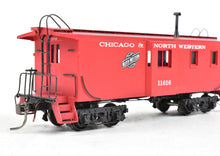 Load image into Gallery viewer, HO Brass CON DVP - Division Point C&NW - Chicago and North Western Bay Window Caboose FP