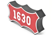 Load image into Gallery viewer, Custom Made 3D Printed & Illuminated Sign - SLSF Frisco #1630 Number Plate w/ USB-A to USB-C Cable CON