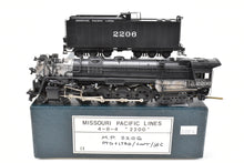 Load image into Gallery viewer, HO Brass PFM - Fujiyama MP - Missouri Pacific 4-8-4 "2200" Class (1972 Run) CP and Lettered By Joe G Collias #2206