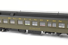 Load image into Gallery viewer, HO NEW Brass TCY - The Coach Yard CB&Q - Burlington Route "St Paul Club" HW Restaurant Solarium Lounge DL-3 Factory Painted