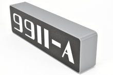 Load image into Gallery viewer, Custom Made 3D Printed & Illuminated Sign - CB&Q Burlington Route #9911A Number Board w/ USB-A to USB-C Cable CON