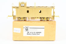 Load image into Gallery viewer, HO Brass Oriental Limited ATSF - Santa Fe Modern Peaked Roof Caboose