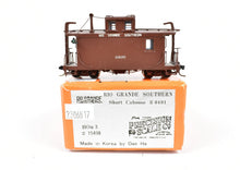 Load image into Gallery viewer, HOn3 Brass PSC - Precision Scale Co. RGS - Rio Grande Southern Short Caboose No. 0400 Painted