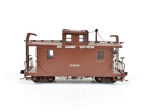 Load image into Gallery viewer, HOn3 Brass PSC - Precision Scale Co. RGS - Rio Grande Southern Short Caboose No. 0400 Custom Painted