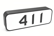 Load image into Gallery viewer, Custom Made 3D Printed & Illuminated Sign - C&NW Chicago & Northwestern #411 Number Board
