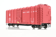 Load image into Gallery viewer, O Brass Sunset Models Third Rail B&O - Baltimore & Ohio M-53 Wagon-top Boxcar FP Red No. 380547