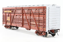 Load image into Gallery viewer, Gauge 1 - 1:32nd Scale Brass Row & Company UP - Union Pacific S-40-12 Stock Car, Circa 1950 Factory Painted Boxcar Red No. 46994D