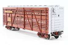 Load image into Gallery viewer, Gauge 1 - 1:32nd Scale Brass Row & Company UP - Union Pacific S-40-12 Stock Car, Circa 1950 Factory Painted Boxcar Red No. 46994D