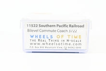 Load image into Gallery viewer, N WOT - Wheels of Time 11522 SP - Southern Pacific Bilevel Commute Coach No. 3722 Gray