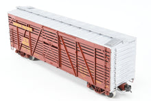 Load image into Gallery viewer, Gauge 1 - 1:32nd Scale Brass Row & Company UP - Union Pacific S-40-12 Stock Car, Circa 1950 Factory Painted Boxcar Red No. 46994D