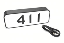 Load image into Gallery viewer, Custom Made 3D Printed & Illuminated Sign - C&NW Chicago & Northwestern #411 Number Board
