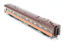 Load image into Gallery viewer, HO NEW Brass NBL - North Bank Line IC - Illinois Central Business Car #1 Chocolate & Orange Split Rail Herald