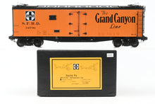 Load image into Gallery viewer, Gauge 1 - 1:32nd Scale Brass Row & Company ATSF-Santa Fe SFRD RR-217/33 Refrigerator Car, Factory Painted "Grand Canyon ", No. 34796