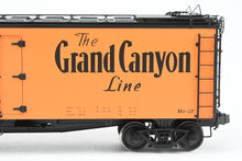 Load image into Gallery viewer, Gauge 1 - 1:32nd Scale Brass Row & Company ATSF - Santa Fe SFRD RR-27/33 Refrigerator Car, Factory Painted "Grand Canyon" No. 34796