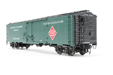 Load image into Gallery viewer, O Brass PSC - Precision Scale Co. REA - Railway Express Agency 50' Ice Reefer Custom Painted No. 6435