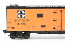 Load image into Gallery viewer, Gauge 1 - 1:32nd Scale Brass Row & Company ATSF - Santa Fe SFRD RR-27/33 Refrigerator Car, Factory Painted "Grand Canyon" No. 34796