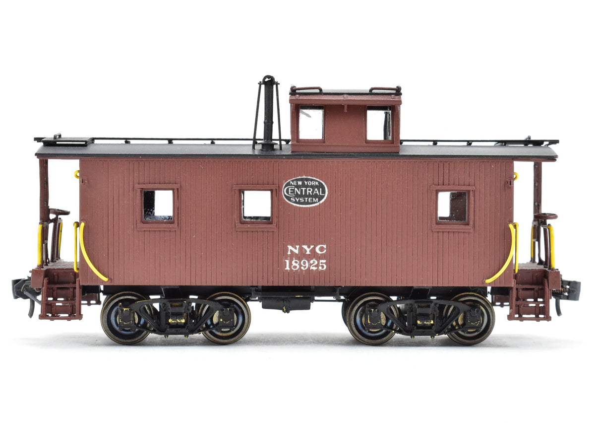鉄道模型 PFM ILLINOIS CENTRAL WOOD CABOOSE 9213 Illinois Central (IC) Original Orange Split Rail 1970 IC