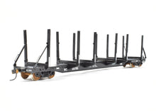 Load image into Gallery viewer, HO Brass CON PSC - Precision Scale Co. WC - Wisconsin Central 100-Ton Log Car FP Black