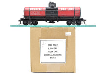 Load image into Gallery viewer, O Scale Brass/Metal Unknown Max Gray? Single-Dome Tank Car CP CCLX 279 Crystal Car Line NO ORIGINAL BOX