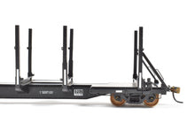 Load image into Gallery viewer, HO Brass CON PSC - Precision Scale Co. WC - Wisconsin Central 100-Ton Log Car FP Black